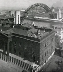 Vue du pont de Tyne, regardant vers Gateshead depuis Newcastle-upon-Tyne